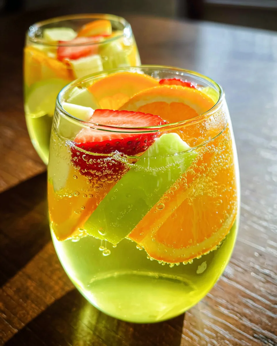 Olive Garden Green Apple Sangria 15 Olive