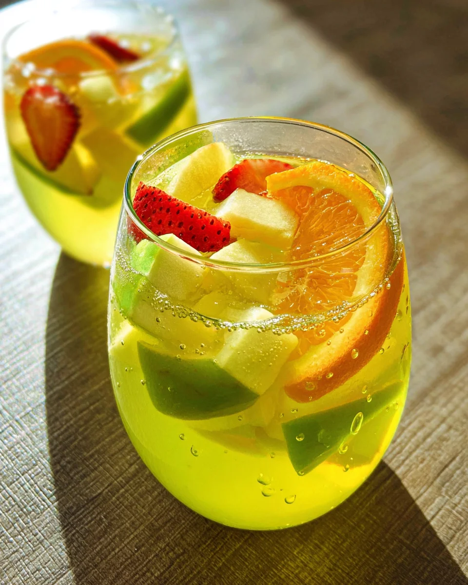 Olive Garden Green Apple Sangria 16 Olive