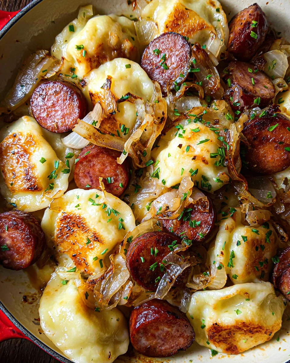 Pierogies and Kielbasa 13 Pierogies