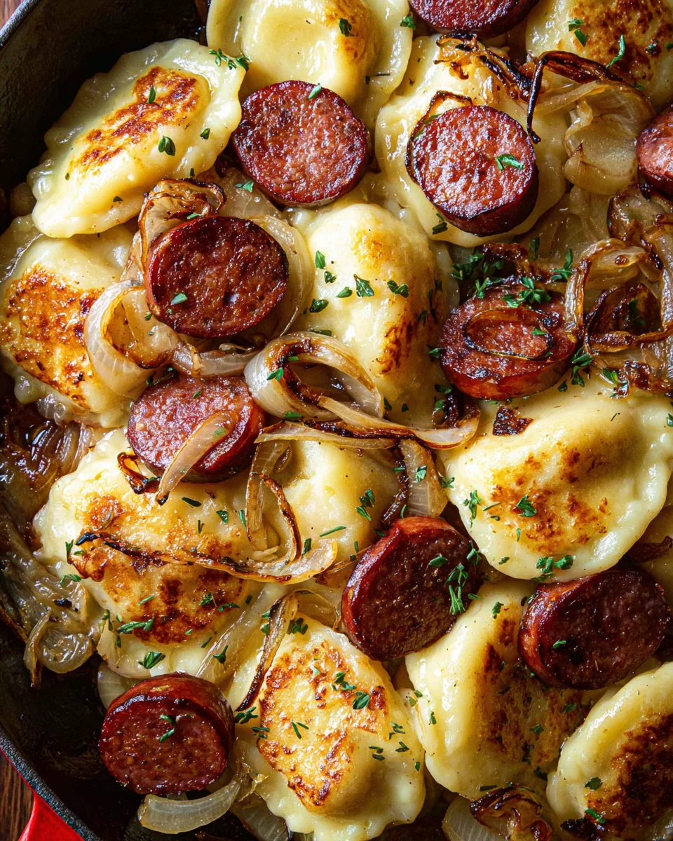 Pierogies and Kielbasa 14 Pierogies